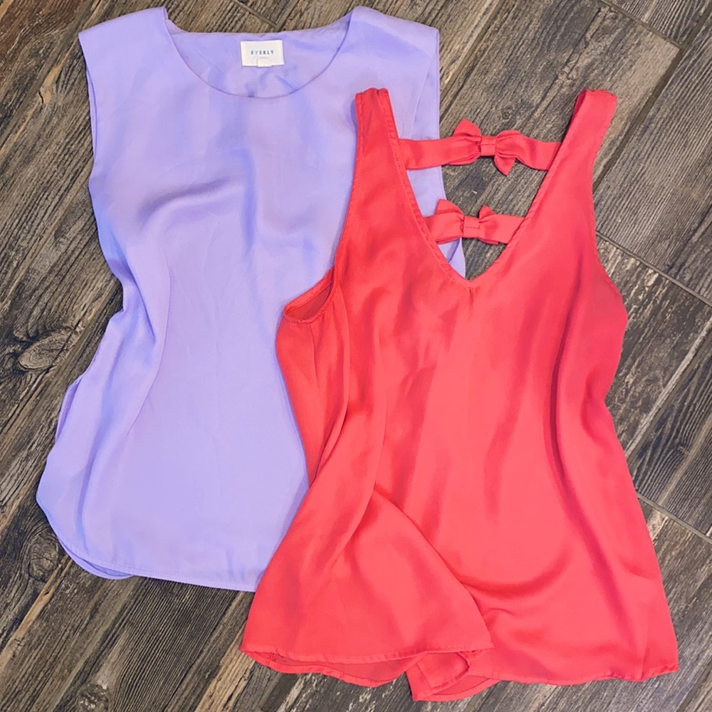 Bundle Of 2 EVERLY Sz S Sleeveless Tank Tops
